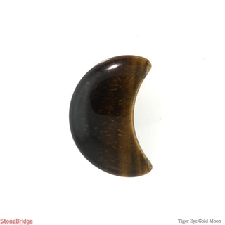 Tiger Eye Gold Moon Carving    from The Rock Space