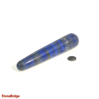 Lapis Lazuli A Rounded Massage Wand - Jumbo #3 - 5 1/2" to 7"    from The Rock Space