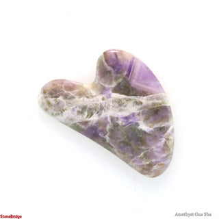 Amethyst Chevron Gua Sha Board Facial Tools    from The Rock Space