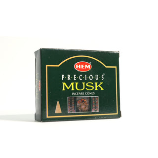 Precious Musk Hem Incense Cones - 10 Pack    from The Rock Space