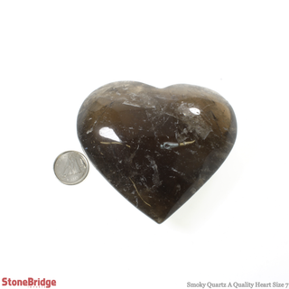 Smoky Quartz Heart #7 from The Rock Space