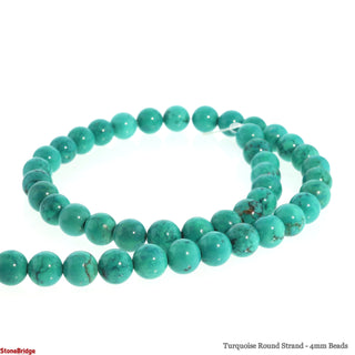 Turquoise Round Strand - 6mm Beads    from The Rock Space