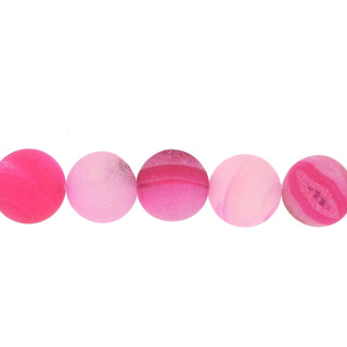 Druzy Agate Round Bead Strand from The Rock Space