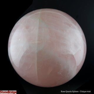 Rose Quartz Sphere U#26 - 4 1/4"    from Stonebridge Imports