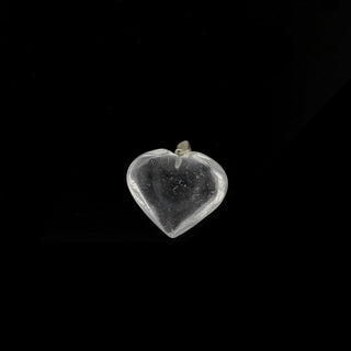 Clear Quartz Gemmy Heart Pendant - 3/4" to 1"    from The Rock Space