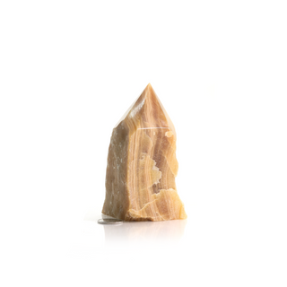 Calcite Golden Cut Base, Polished Point Tower #4    from The Rock Space