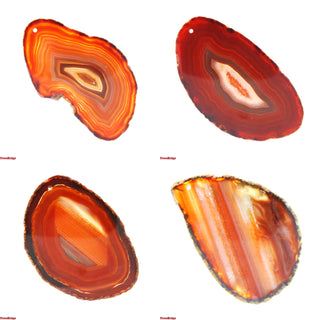 Agate Slices Drilled #00 - 1 1/4" to 2" Long    from The Rock Space