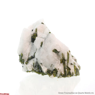 Green Tourmaline on Quartz Matrix #2 from The Rock Space