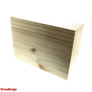 Wooden Crystals Tumbled Stone Display Stand - 12 Slots    from The Rock Space