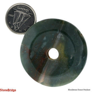 Bloodstone Donut Pendant    from The Rock Space