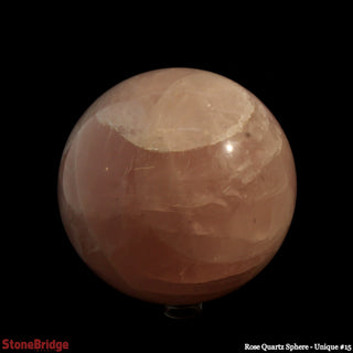 Rose Quartz Sphere U#15 - 3 3/4"    from The Rock Space