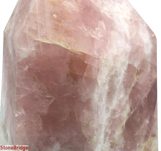 Rose Quartz Polished Tower (Generator) U#3 - 580 lb - 29"    from Stonebridge Imports
