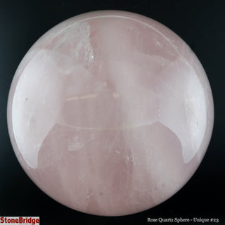 Rose Quartz Sphere U#23 - 4 1/4"    from The Rock Space