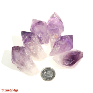 Amethyst Drilled Points - 6 Pack    from The Rock Space