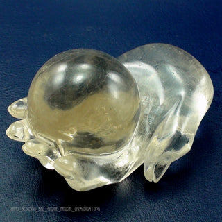 Clear Quartz Carving Hand & Sphere U#3    from The Rock Space