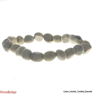 Howlite Cream Tumbled Bracelets from The Rock Space