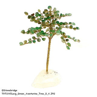 Green Aventurine Gem Tree W/ Wire Trunk 8"    from The Rock Space