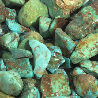 Turquoise Blue/Green Tumbled Stones    from Stonebridge Imports
