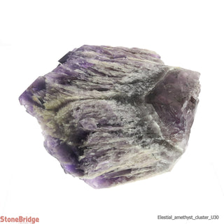 Amethyst Elestial Quartz Cluster U#30 - 8" from The Rock Space