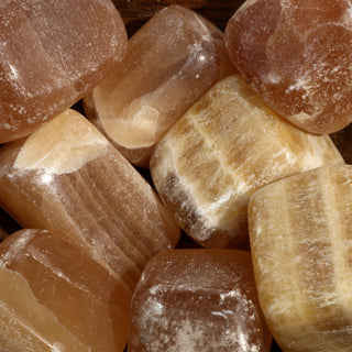 Calcite Honey Tumbled Stones from The Rock Space