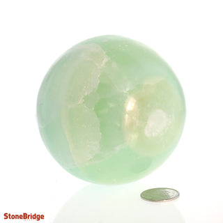 Calcite Green Sphere - Medium #4 - 3"    from The Rock Space