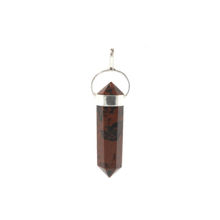 Obsidian Mahogany Double Terminated - 925 Silver Pendant from Stonebridge Imports