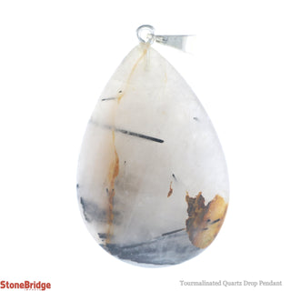 Tourmalinated Quartz Drop Pendant    from The Rock Space