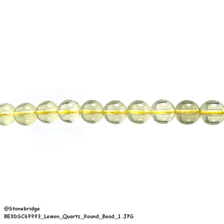 Lemon Quartz - Round Strand 7" - 8mm    from The Rock Space