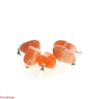 Carnelian Tumbled Pendants - 5 Pack    from The Rock Space