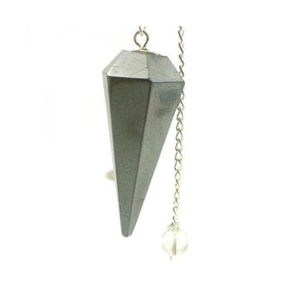 Hematite Pendulum 6 Facets & Bead    from The Rock Space