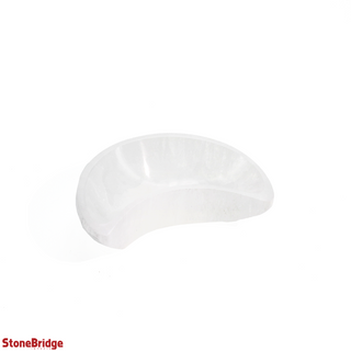 Selenite Bowl - Moon 4" from The Rock Space