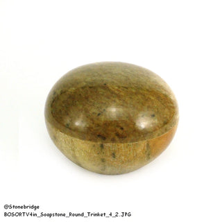 Soapstone Trinket Box - 4" Wide    from The Rock Space