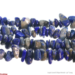 Lapis Lazuli Chip Strands - 5mm to 8mm    from The Rock Space