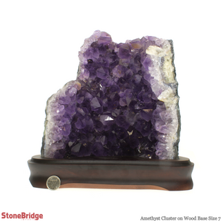 Amethyst On Wood Base #7    from The Rock Space