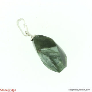 Seraphinite Swirl Pendant - 19mm    from The Rock Space