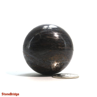 Bronzite Sphere - Extra Small #1 - 1 1/2"    from The Rock Space