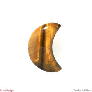 Tiger Eye Gold Moon Carving    from The Rock Space