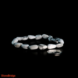 Howlite Tumbled Bracelets    from The Rock Space