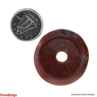 Bloodstone Donut Pendant    from The Rock Space