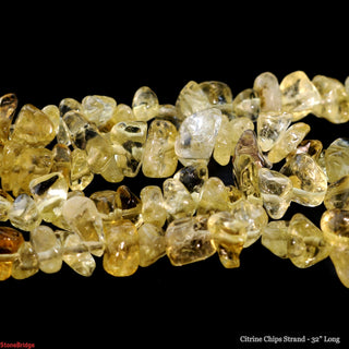 Citrine Chip Strands - 5mm to 8mm    from The Rock Space