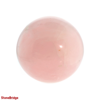 Rose Quartz A Sphere - Large #6 - 3 1/2"    from The Rock Space