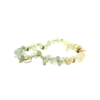 Prehnite Bead Bracelet Chip from The Rock Space