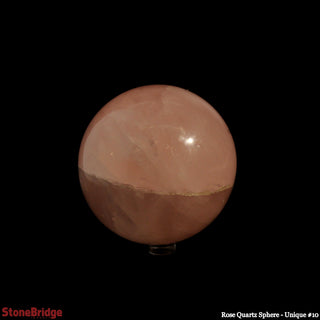 Rose Quartz Sphere U#10 - 3 1/4"    from The Rock Space