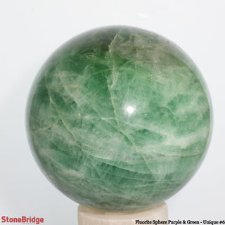 Fluorite Sphere Purple & Green U#6 - 7"    from The Rock Space