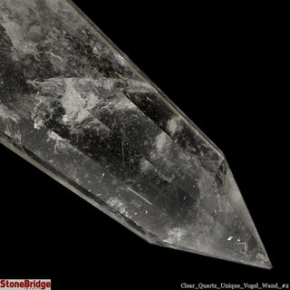 12 sided Vogel crystal wand - Clear Quartz - Unique #2 - 5 1/2" x 1 3/4"    from The Rock Space