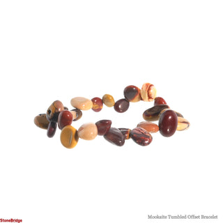 Mookaite Jasper Tumbled Offset Bracelet from The Rock Space