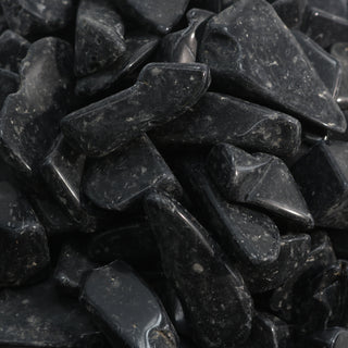 Obsidian Black Tumbled Stones - Semi Polished