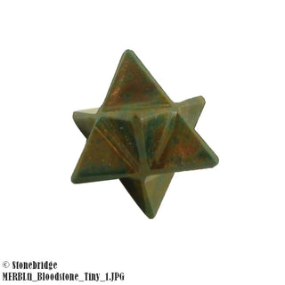 Bloodstone Merkaba - Tiny 1/2"    from The Rock Space