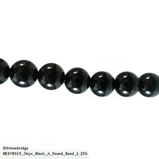 Onyx A - Round Strand 15" - 4mm    from The Rock Space