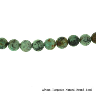 Turquoise African Round Strand - 8mm    from The Rock Space